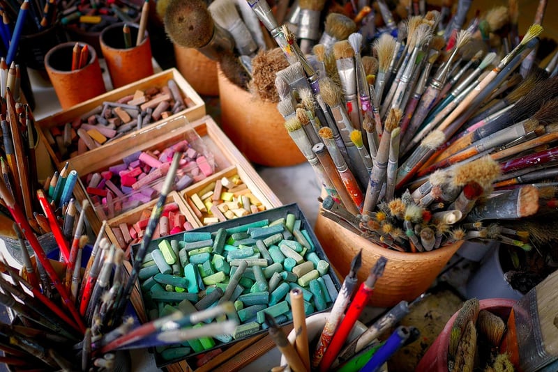 Colorful Garden Art Decoration